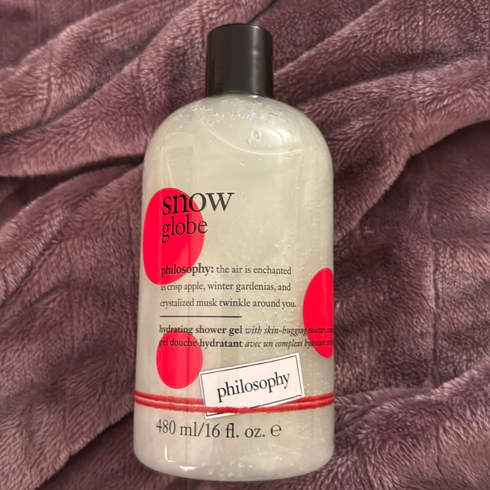 Philosophy Snow Glabe Shampoo/Shower Gel/Bubble Barh 16oz sealed